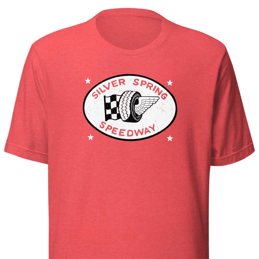 Silver Spring Speedway Mechanicsburg Unisex Retro T-shirt