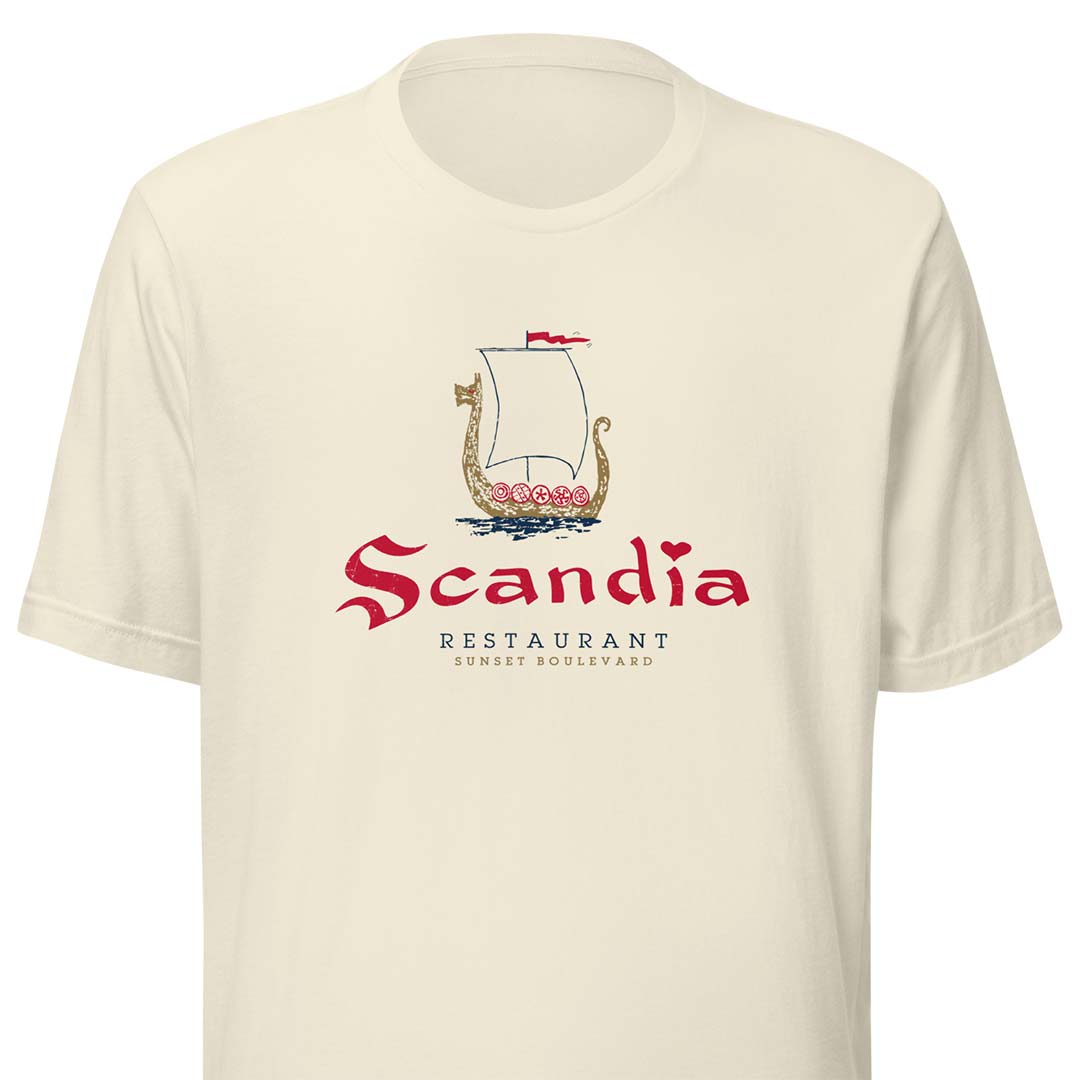 Skandia Restaurant Hollywood Unisex Retro T-shirt