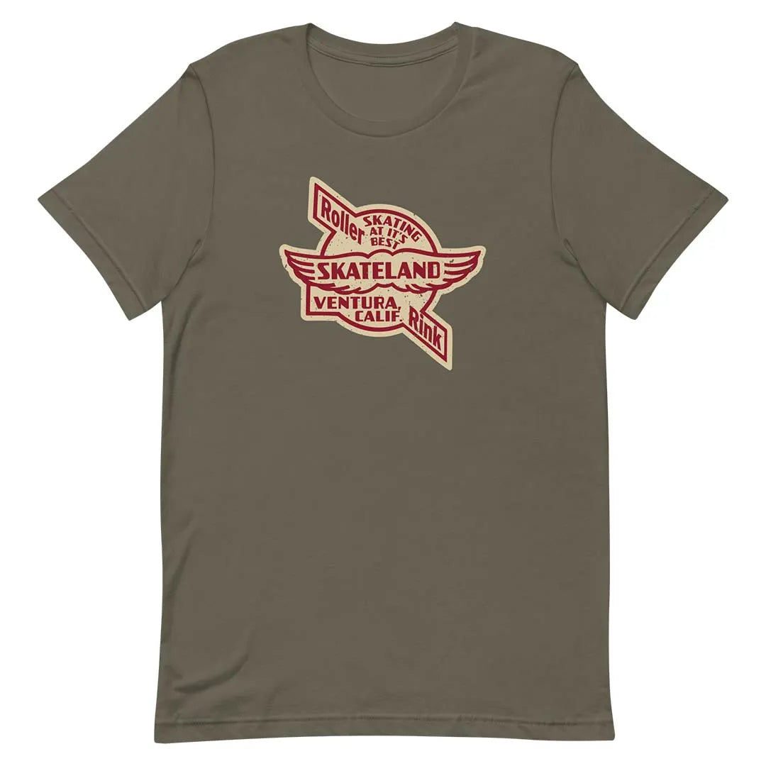 Skateland Roller Rink Ventura Unisex Retro Tee