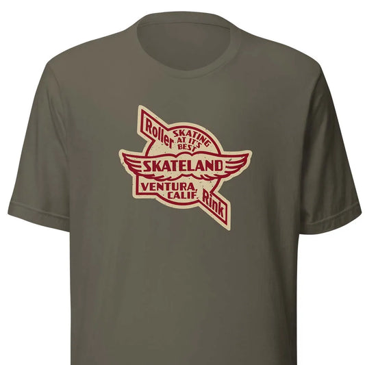 Skateland Roller Rink Ventura Unisex Retro Tee