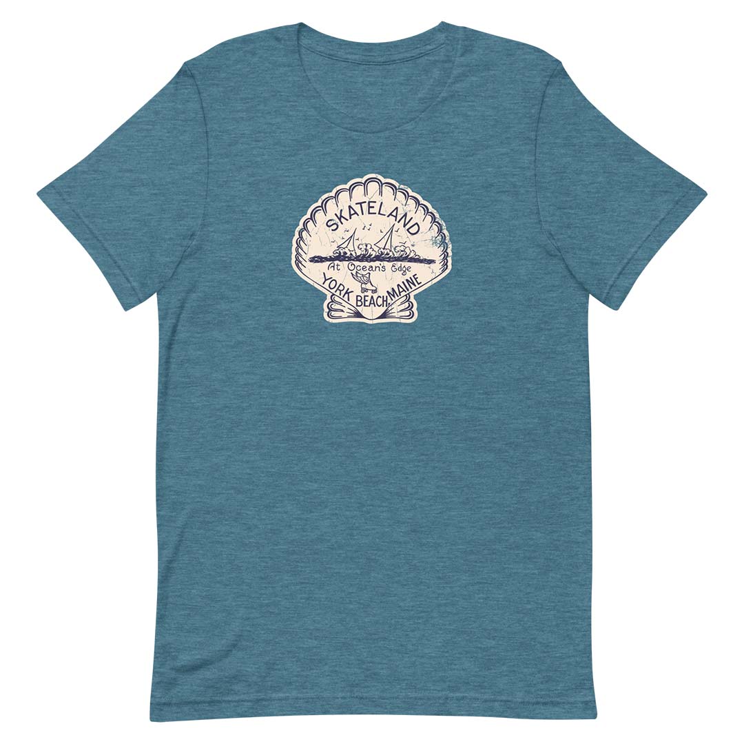 Skateland York Beach Maine Unisex Retro T-shirt