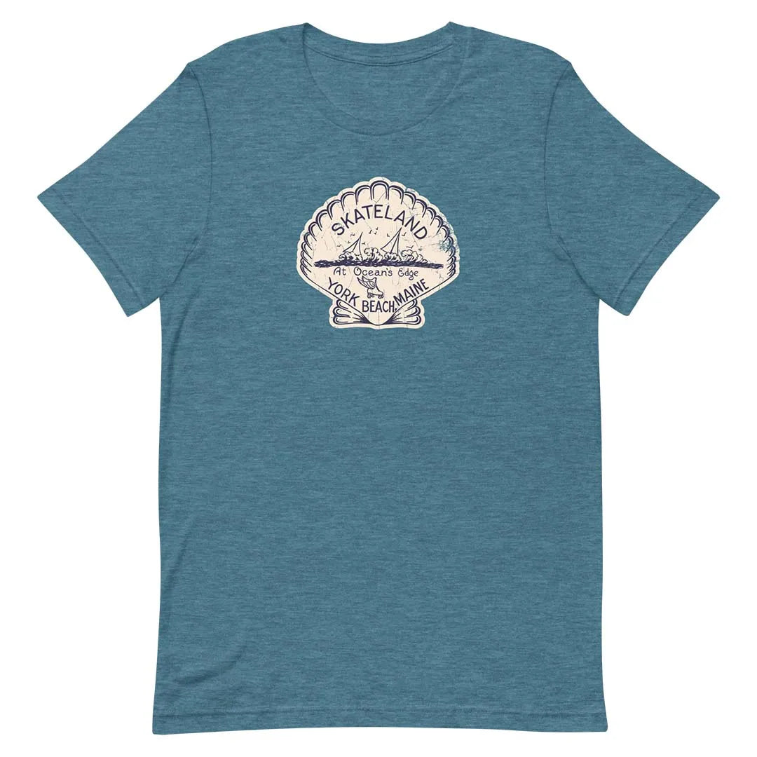 Skateland York Beach Maine Unisex Retro T-shirt