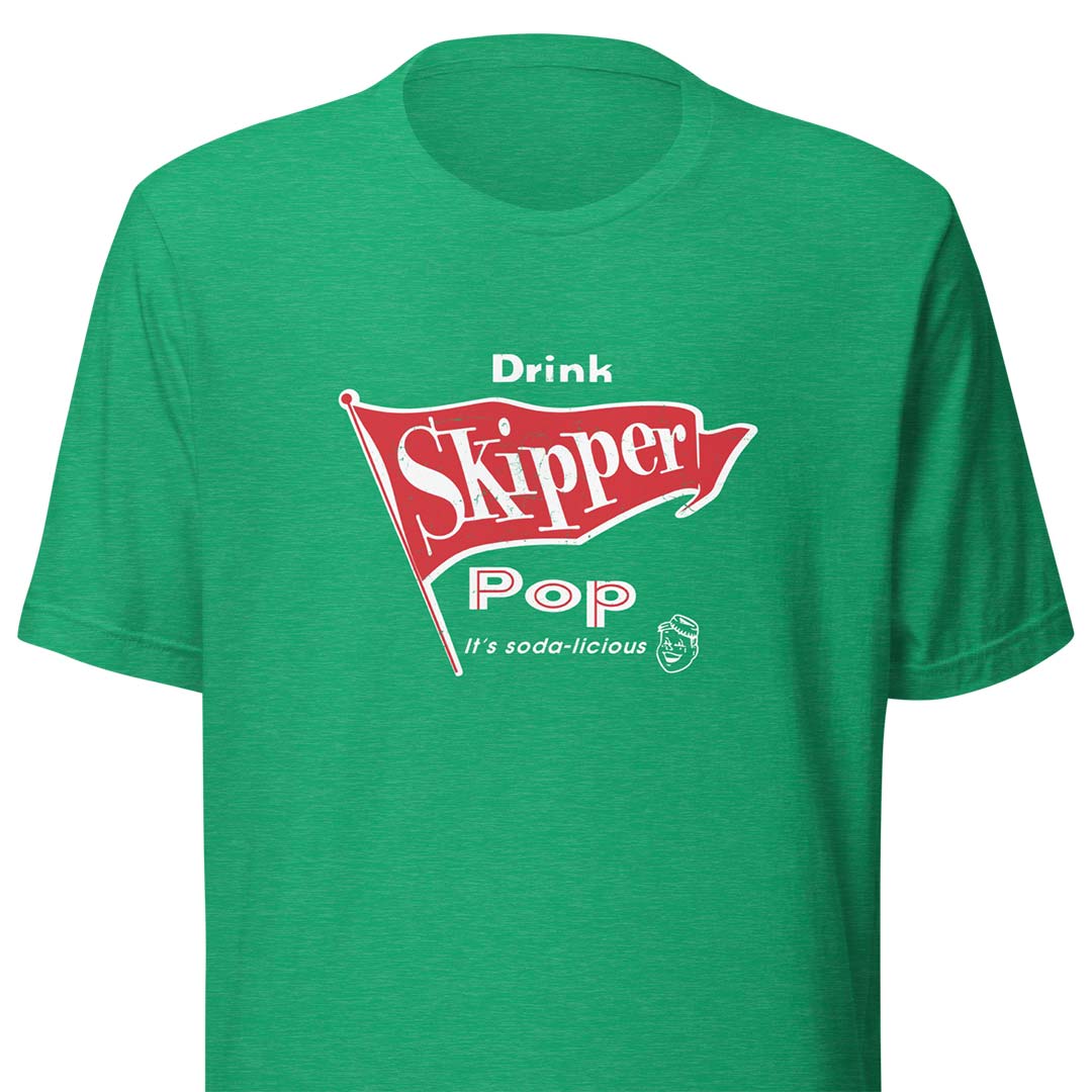 Skipper Soda Pop Pittsburgh Unisex Retro T-shirt