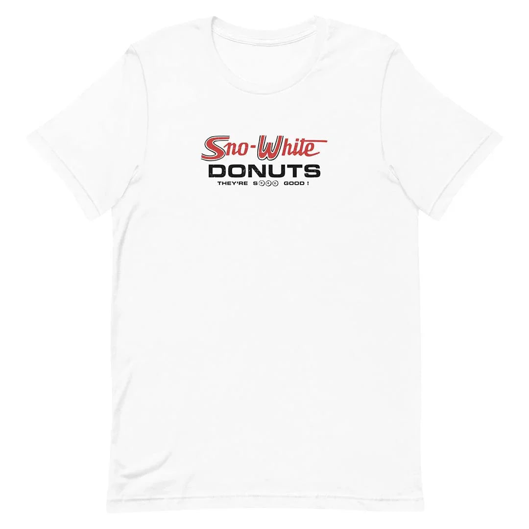 Sno-White Donuts Cleveland Unisex Retro T-shirt