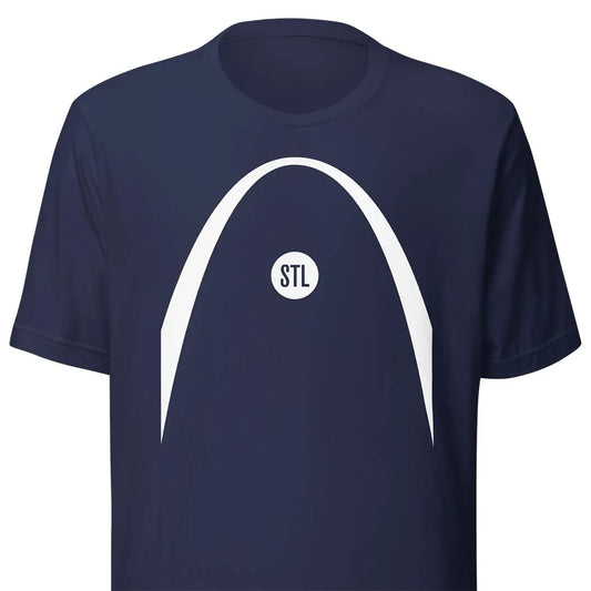 St. Louis Arch Unisex Retro T-shirt