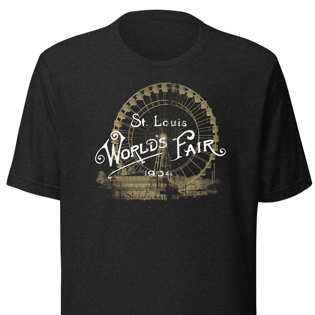in Stock St. Louis World’s Fair 1904 Unisex Retro T-Shirt 2XL