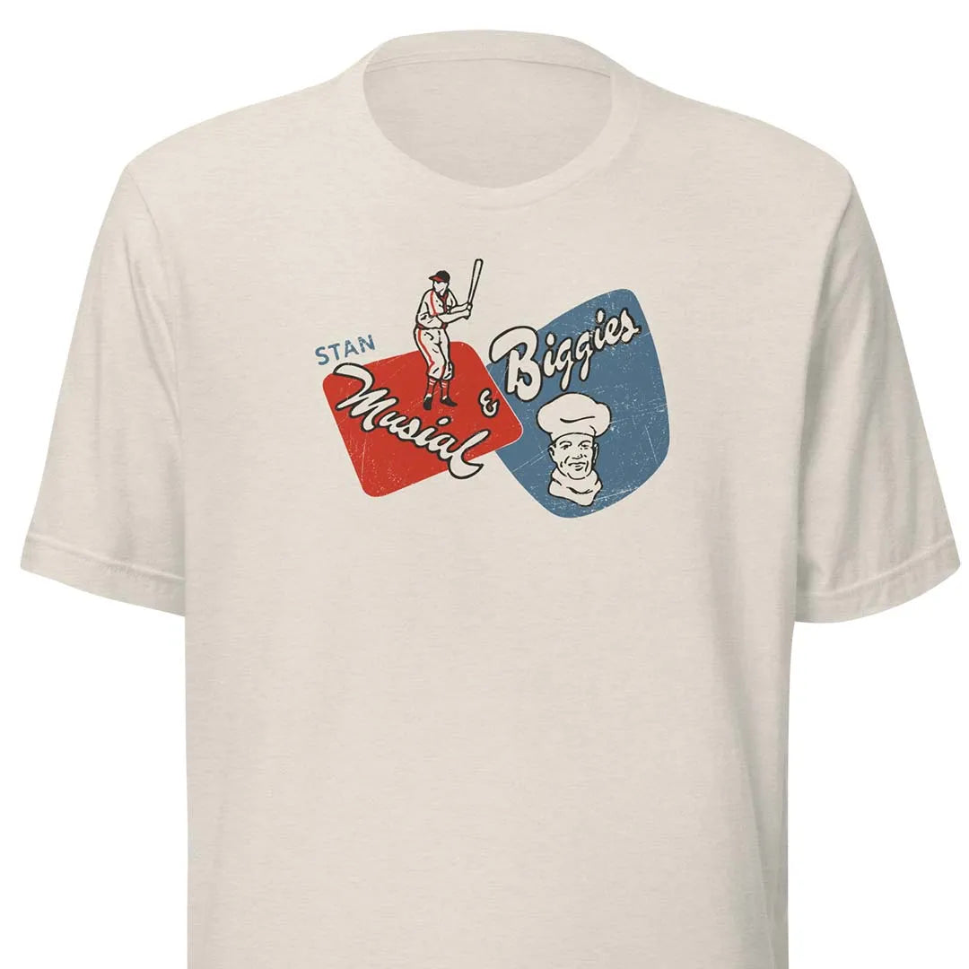 Stan Musial & Biggies St. Louis Florida Unisex Retro T-shirt