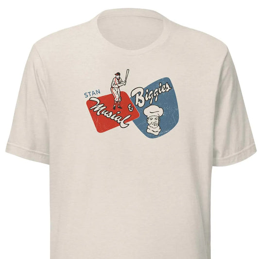 Stan Musial & Biggies St. Louis Florida Unisex Retro T-shirt