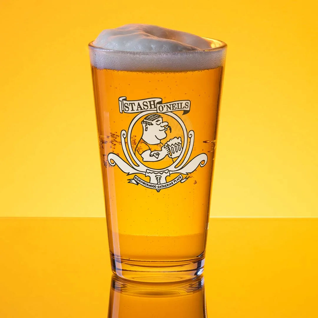 Stash O'Neils & Hard Times Bar Rockford Shaker Pint Glass