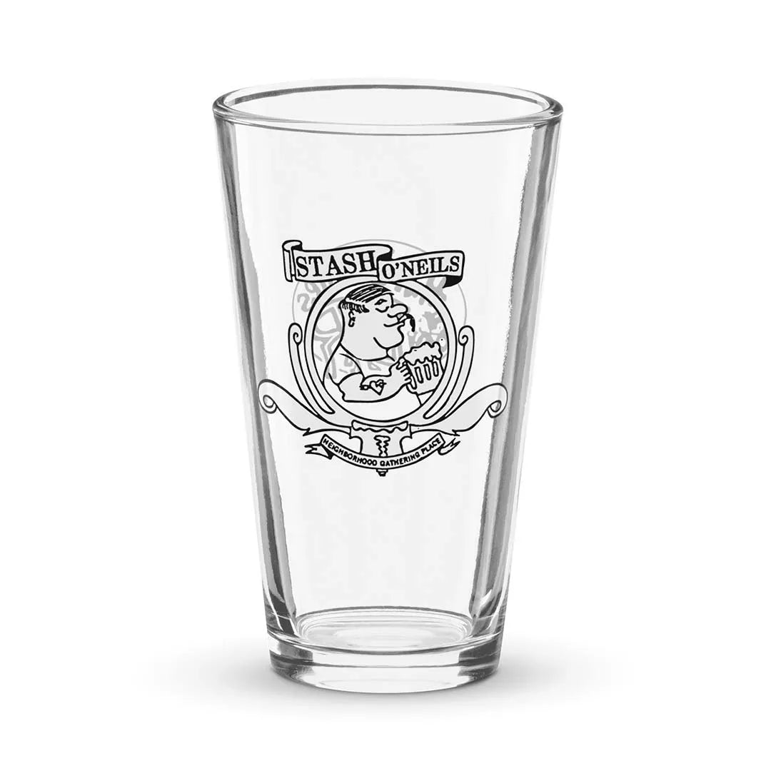 Stash O'Neils & Hard Times Bar Rockford Shaker Pint Glass