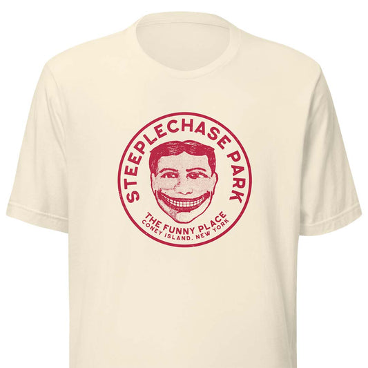 Steeplechase Park Coney Island New York Unisex Retro T-shirt