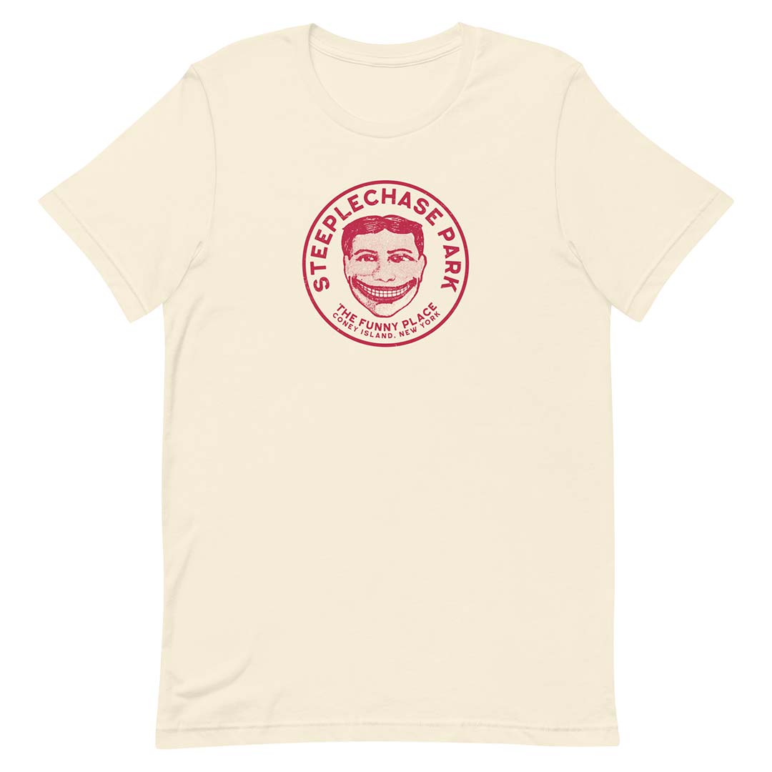 Steeplechase Park Coney Island New York Unisex Retro T-shirt