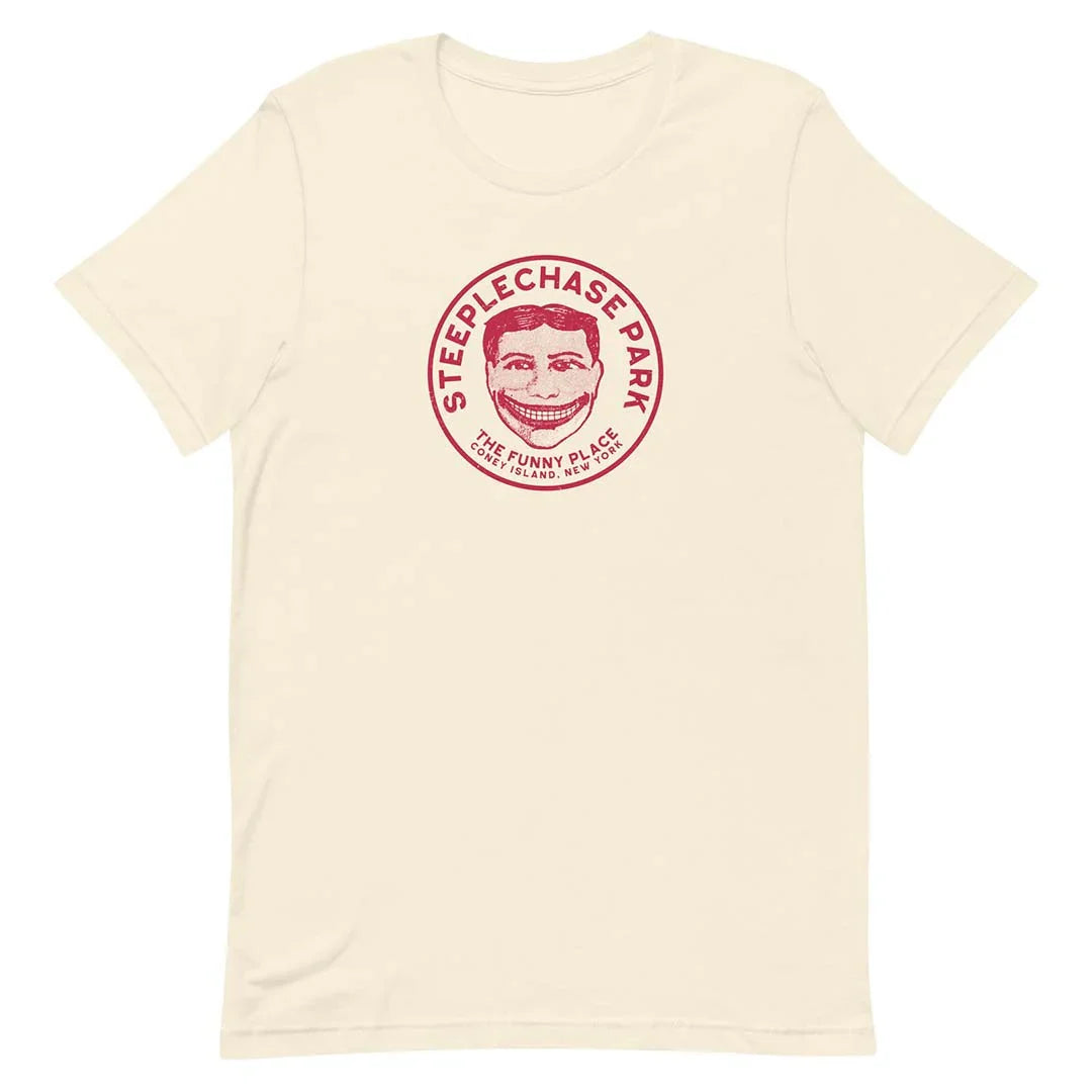 Steeplechase Park Coney Island New York Unisex Retro T-shirt