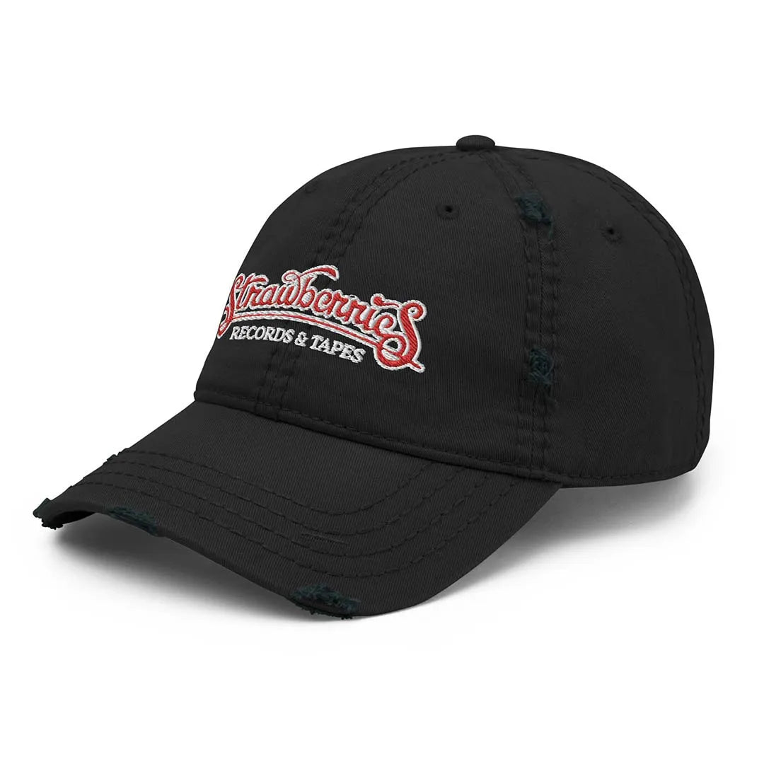 Strawberries Records & Tapes Retro Distressed Hat