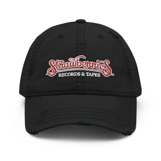 Strawberries Records & Tapes Retro Distressed Hat