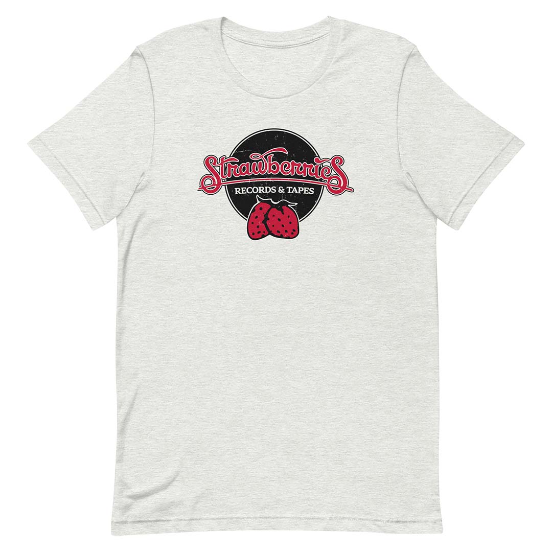 Strawberries Records & Tapes Unisex Retro T-shirt