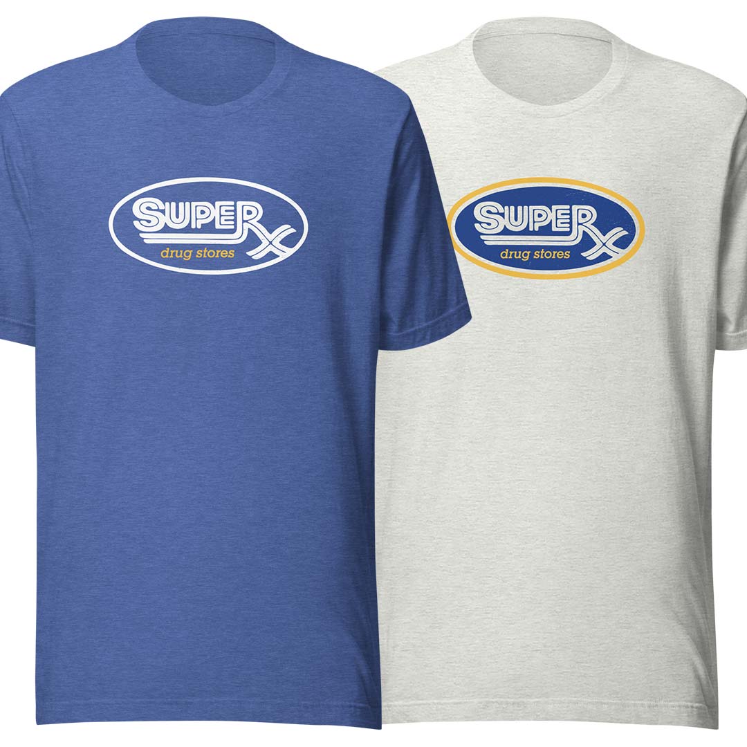 SupeRx Drug Stores Unisex Retro T-shirt