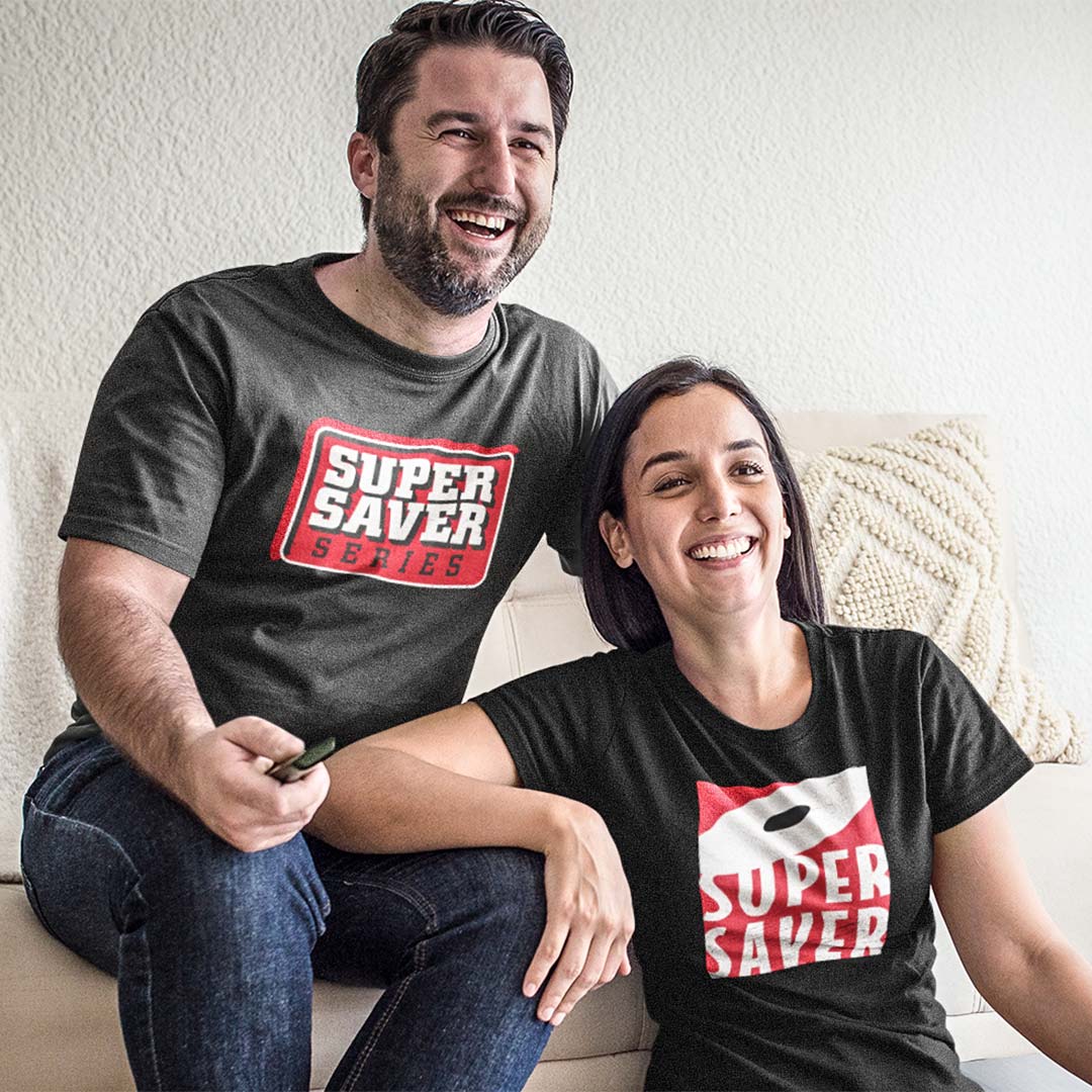Super Saver Series Music Unisex Retro T-shirt