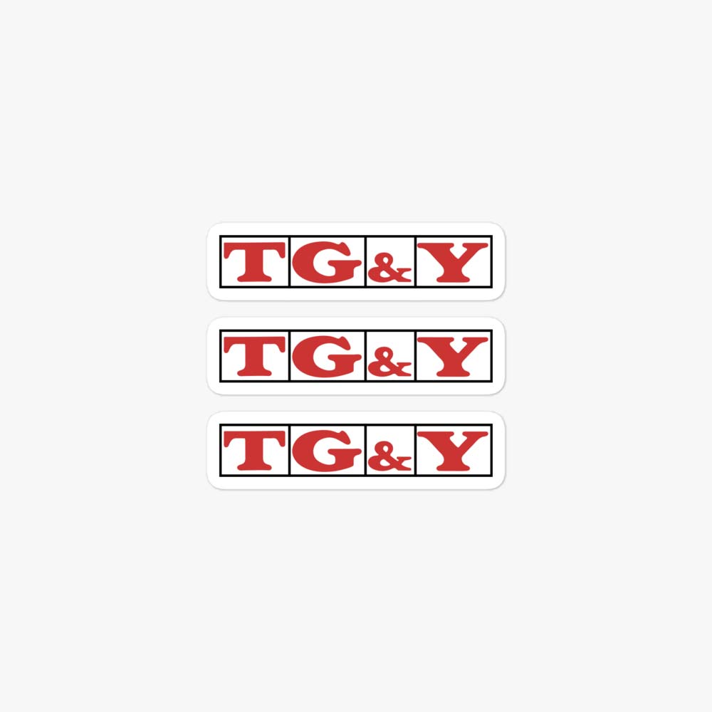TG&Y Stores Retro Sticker