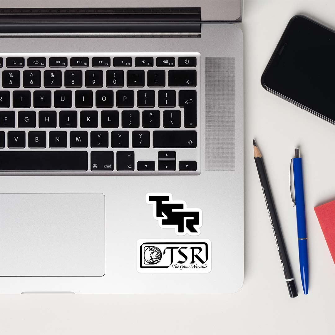 TSR The Game Wizards Retro Sticker