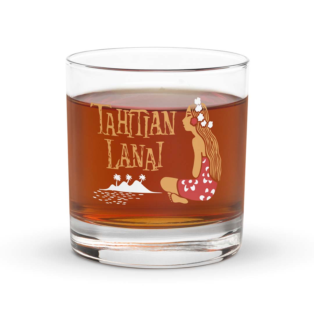 Tahitian Lanai Waikiki Rocks Highball Cocktail Glass