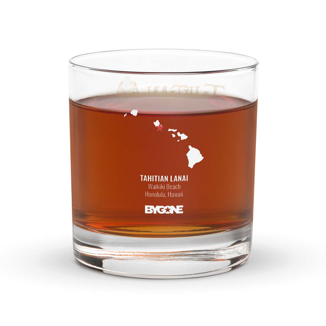 Tahitian Lanai Waikiki Rocks Highball Cocktail Glass