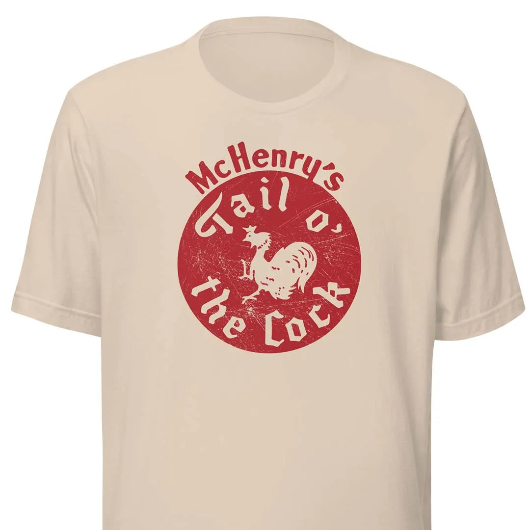Tail O' The Cock Restaurant Los Angeles Unisex Retro T-shirt