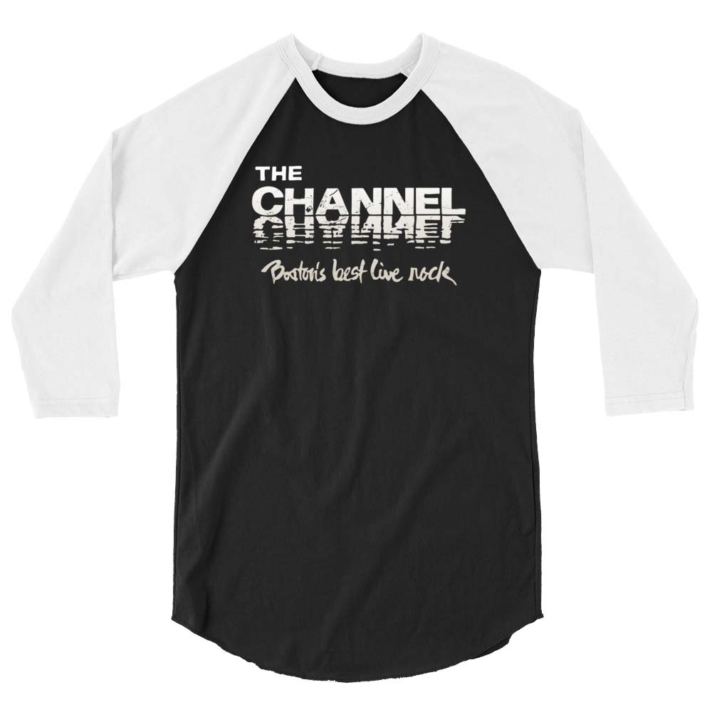 The Channel Boston Best Live Rock unisex 3/4 sleeve raglan baseball tee
