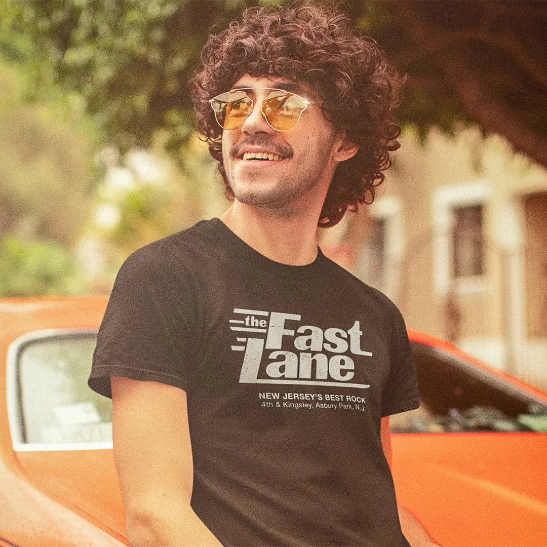 The Fast Lane Asbury Park Unisex Retro T-shirt