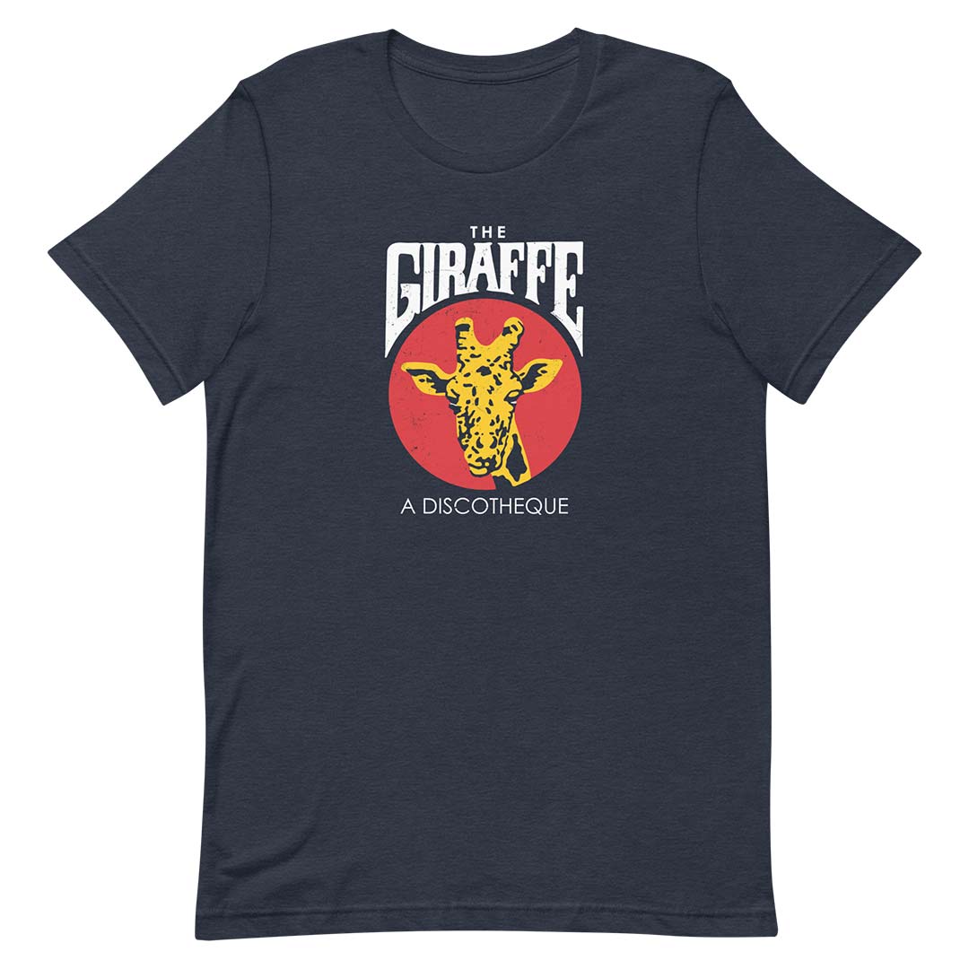 The Giraffe Discotheque Pittsburgh Unisex Retro T-shirt