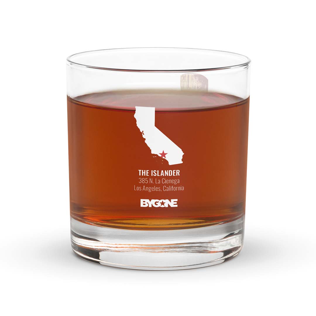 The Islander Los Angeles Rocks Highball Cocktail Glass