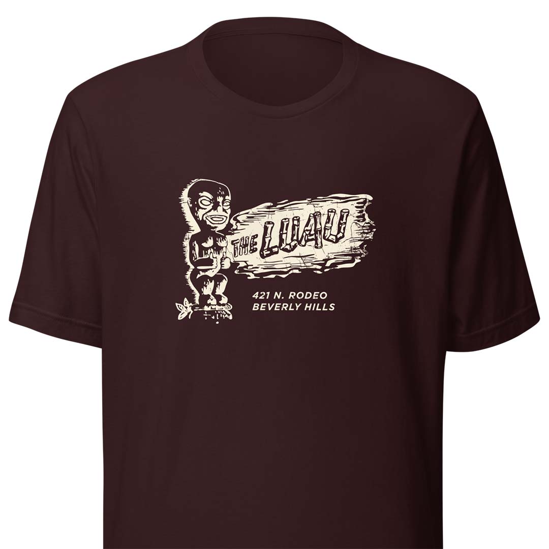 The Luau Beverly Hills Unisex Retro T-shirt