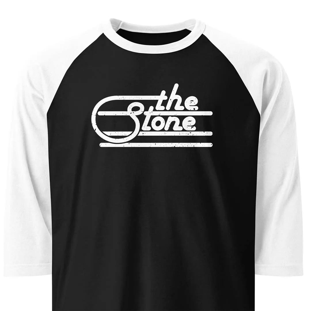 The Stone Music Club San Francisco unisex 3/4 sleeve raglan baseball tee