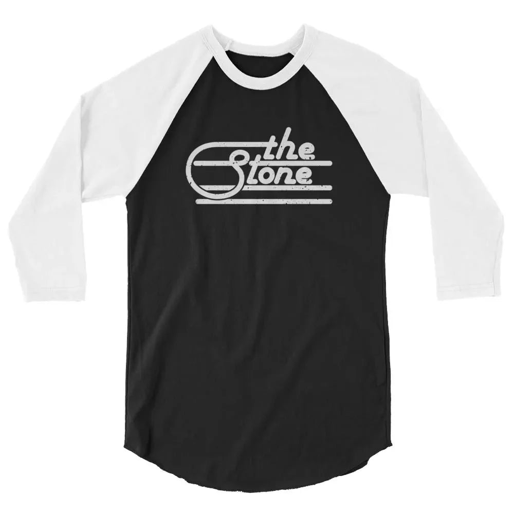 The Stone Music Club San Francisco unisex 3/4 sleeve raglan baseball tee