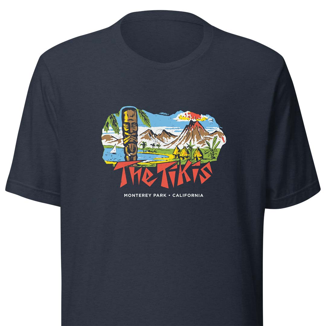 The Tikis Monterey Park Unisex Retro T-shirt