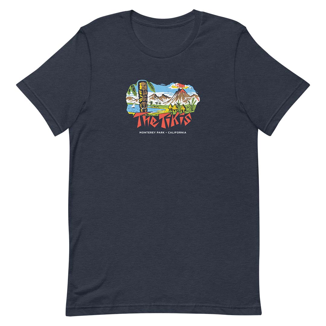 The Tikis Monterey Park Unisex Retro T-shirt