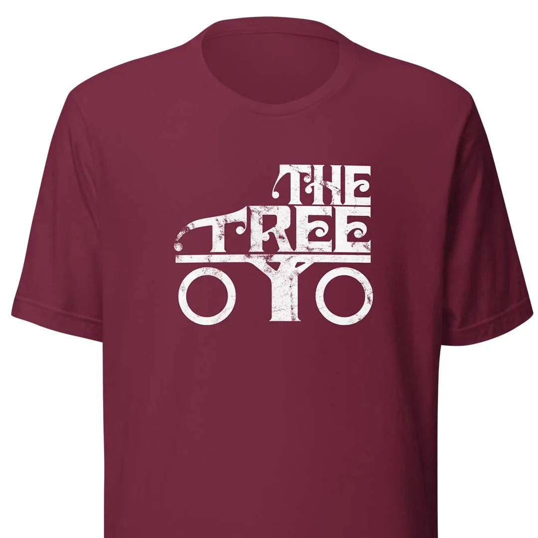 The Tree Roller Skating Rockford Unisex Retro T-shirt