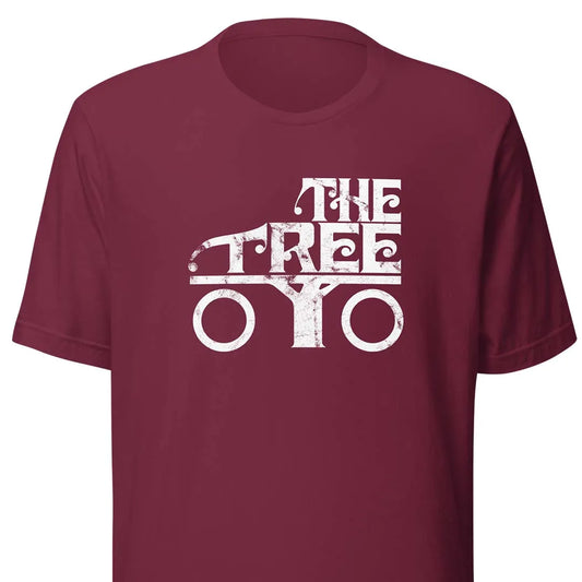 The Tree Roller Skating Rockford Unisex Retro T-shirt