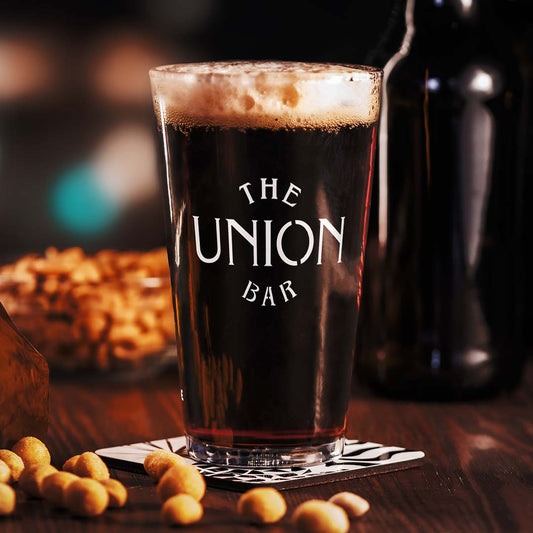 The Union Bar Iowa City Shaker Pint Glass