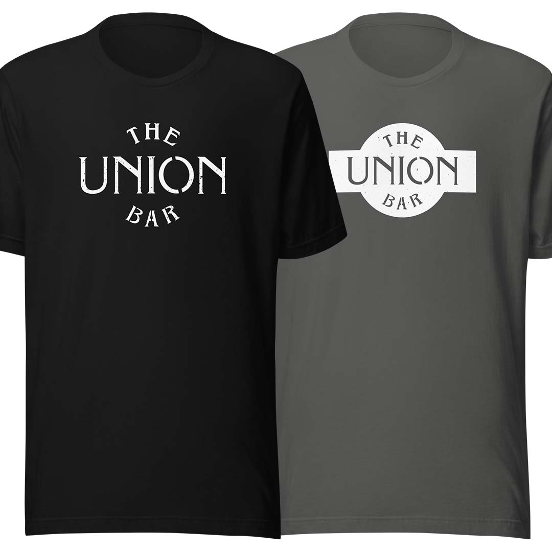 The Union Bar Iowa City Unisex Retro T-shirt