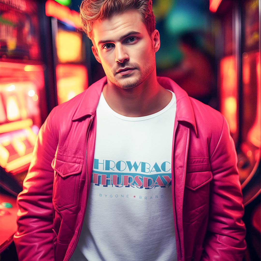 Throwback Thursday 80’s Vice Style Unisex Retro T-shirt