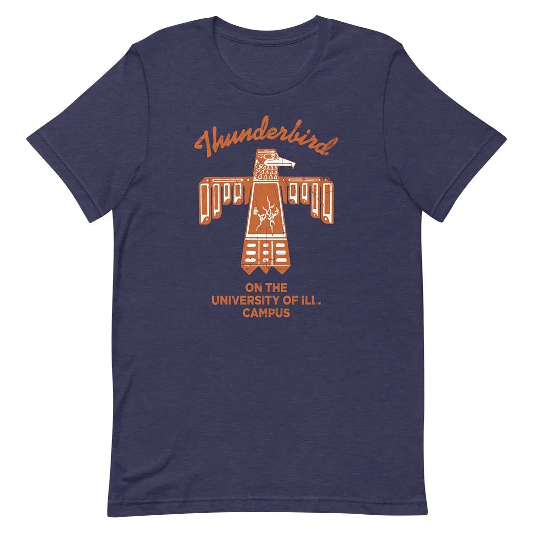 Thunderbird T-Bird Bar Champaign-Urbana Unisex Retro T-shirt
