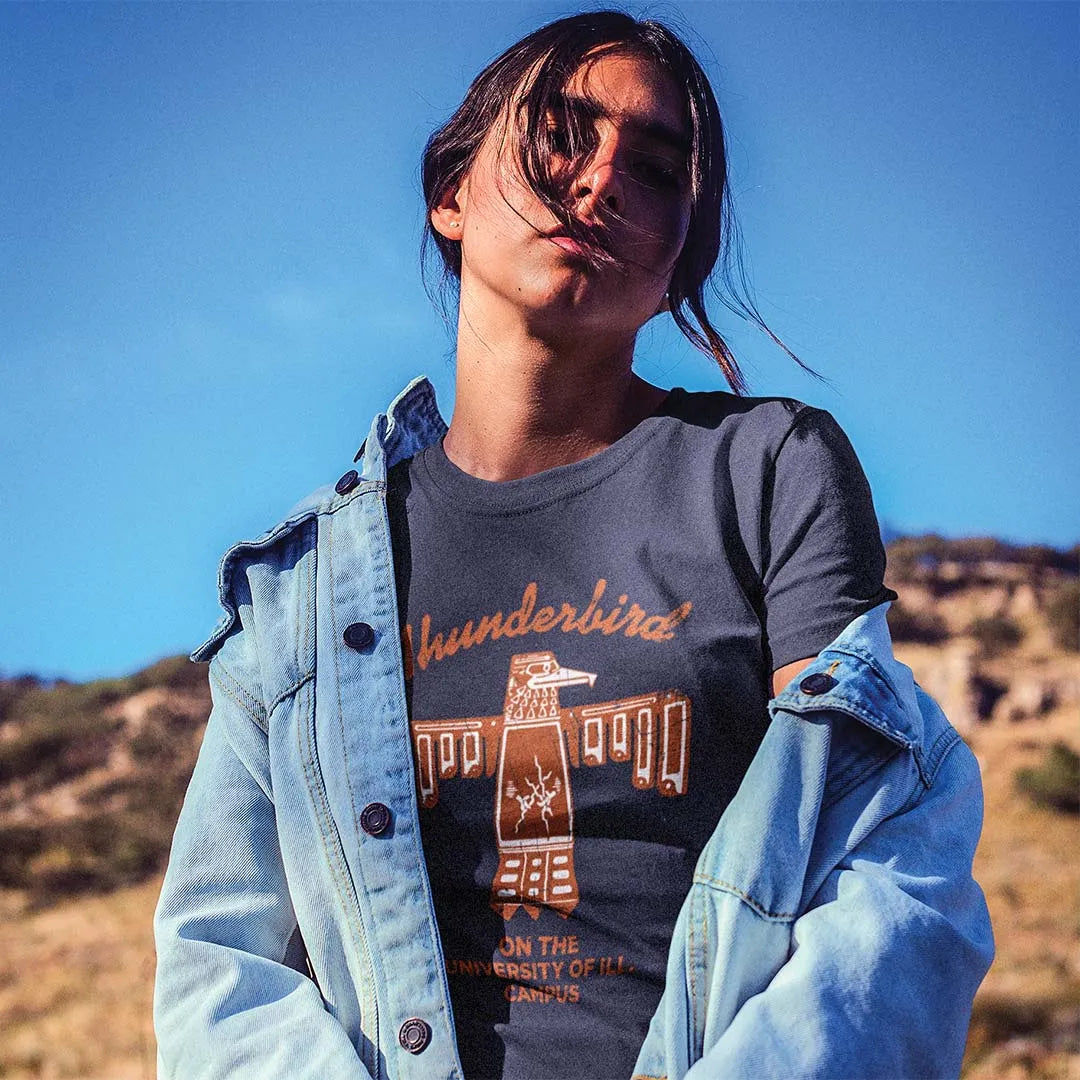 Thunderbird T-Bird Bar Champaign-Urbana Unisex Retro T-shirt