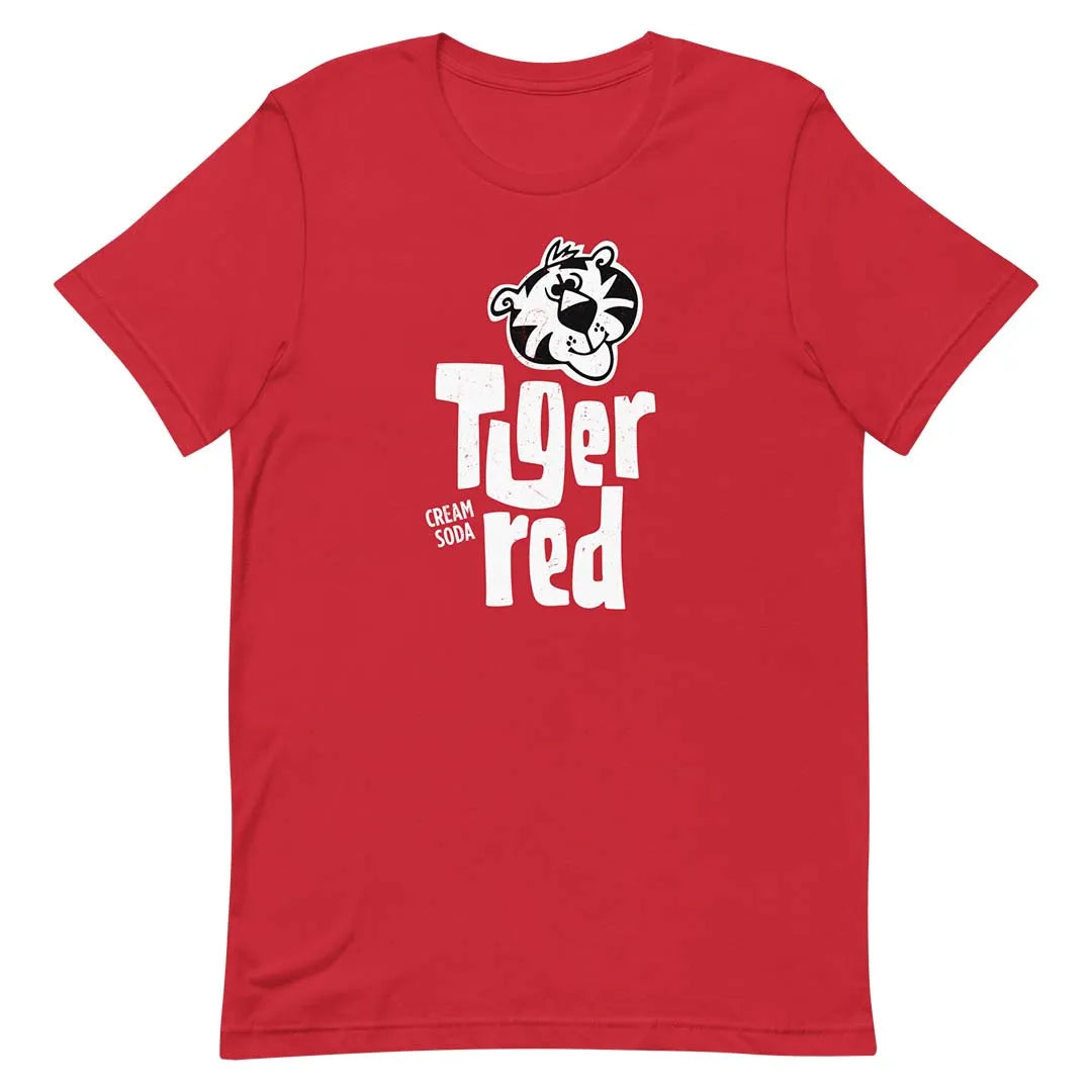 Tiger Red Cream Soda Unisex Retro T-shirt