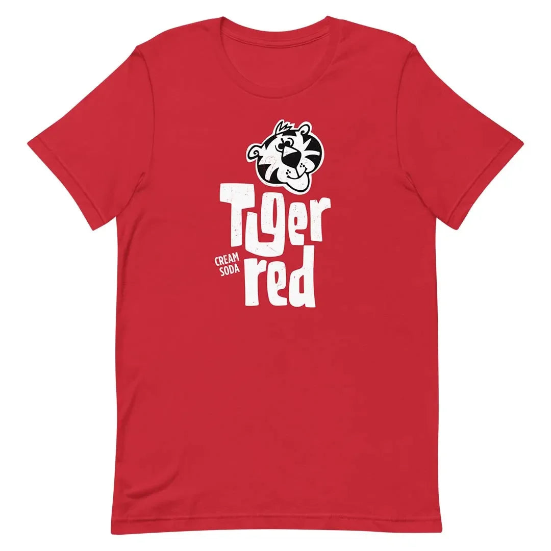Tiger Red Cream Soda Unisex Retro T-shirt