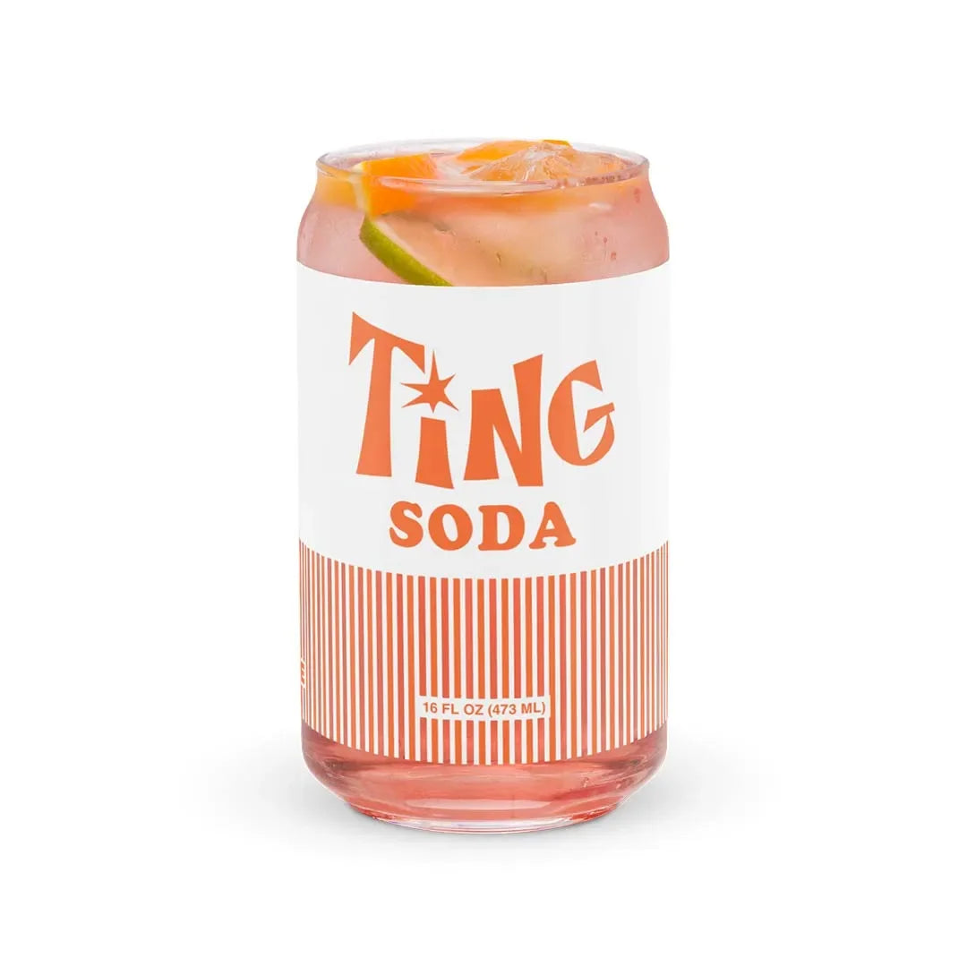 Ting Soda Can-shaped glass Wisconsin