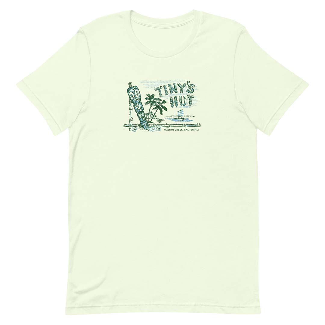 Tiny's Hut Tiki Bar California Unisex Retro T-shirt
