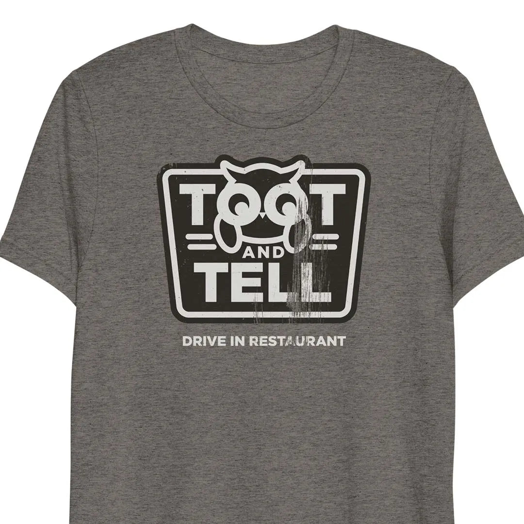 Toot and Tell Drive In Unisex Retro T-shirt