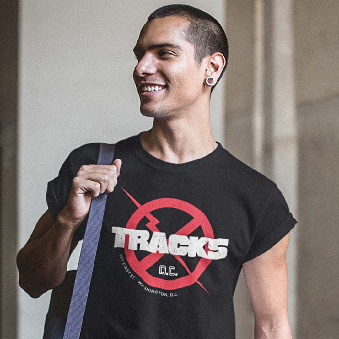 Tracks Washington D.C. Unisex Retro T-shirt