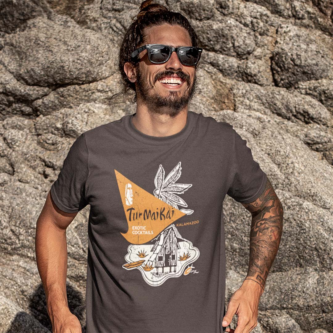 TurMaiKai Restaurant & Cocktails Kalamazoo Unisex Retro T-shirt